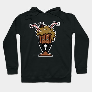 Cute Root Beer Float with Chocolate Milkshake Vibes in a Tuxedo - Root Beer Hoodie